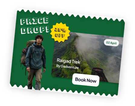 Raigad Trek price drop coupon